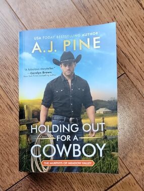 A. J. Pine "Holding Out for a Cowboy" - Blue Cover